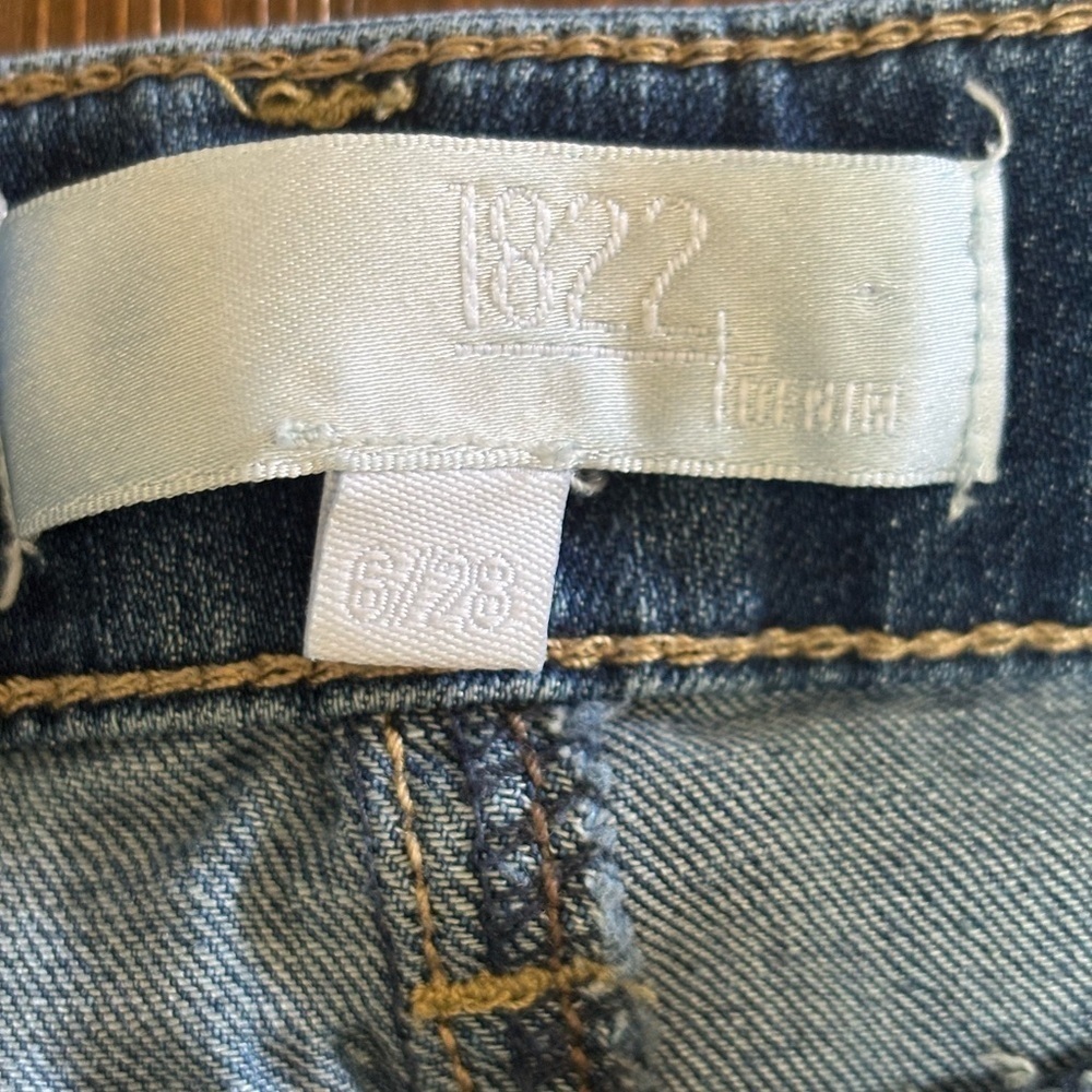 1822 BLUE DENIM STRAIGHT LEG CASUAL JEANS SIZE 6/28 - Picture 5 of 9